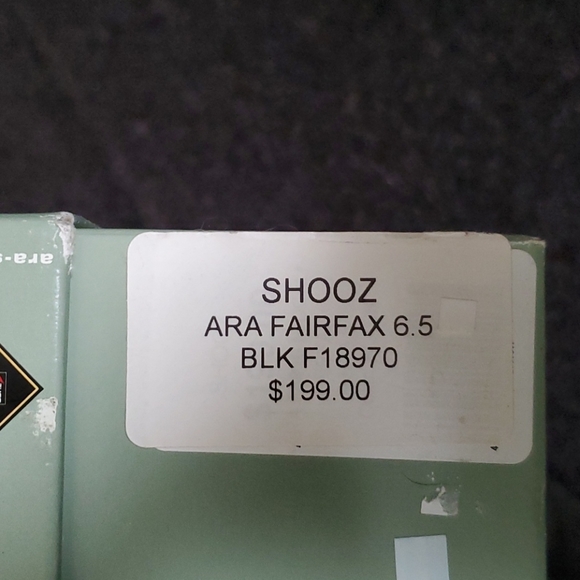 NIB Ara Gore-Tex heal black boots woman size 6.5 - Picture 13 of 14